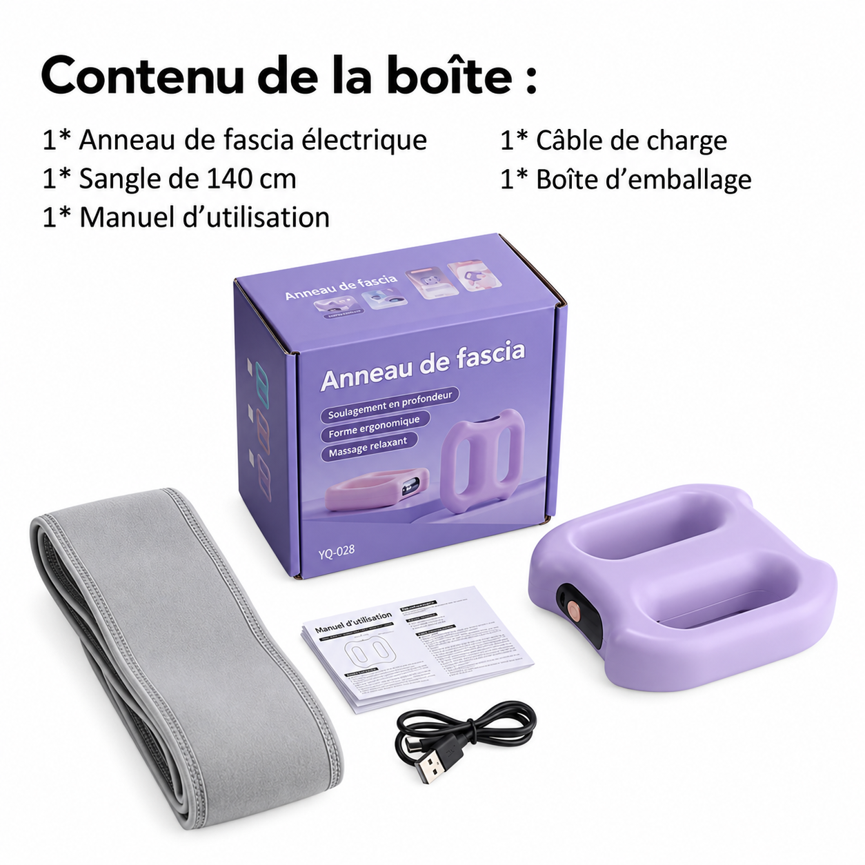 Double Anneau Vibrant pour Fascia
